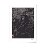 Amsterdam City Map // Framed Print (16"L x 20"H)