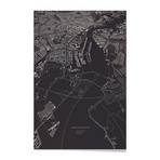 Amsterdam City Map // Aluminum Print (16"L x 24"H)