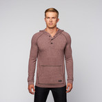 Truth Substance // Hoodie + Kangaroo Pocket // Maroon (S)