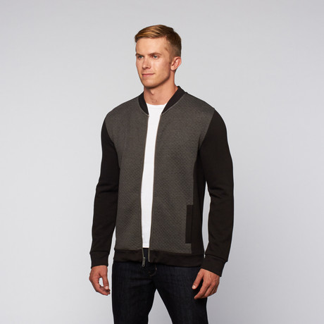 Truth Substance // Quilted Jacket // Charcoal (S)