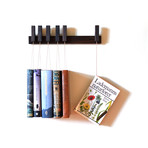 Mini Book Rack // Fumed Oak