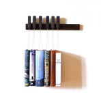 Mini Book Rack // Fumed Oak