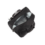 Contempo Foldable 2 Wheeled Fashion Tote // 18in (Black)