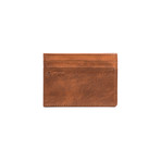 The Compact 4 Card Wallet (Chestnut Brown)