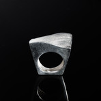 Bilbao Curved Square Ring (Size 5)