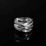 Cerrado Solid Swirl Ring (Size 6)