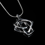 Bilbao Three Square Angular Pendant