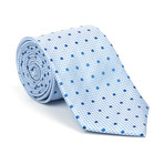 Silk Tie // Light Blue Polka Dot