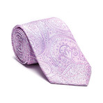 Silk Tie // Orchid Pink Paisley