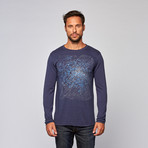 Constellation Long-Sleeve Tee // Navy (L)