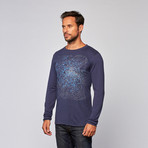 Constellation Long-Sleeve Tee // Navy (L)