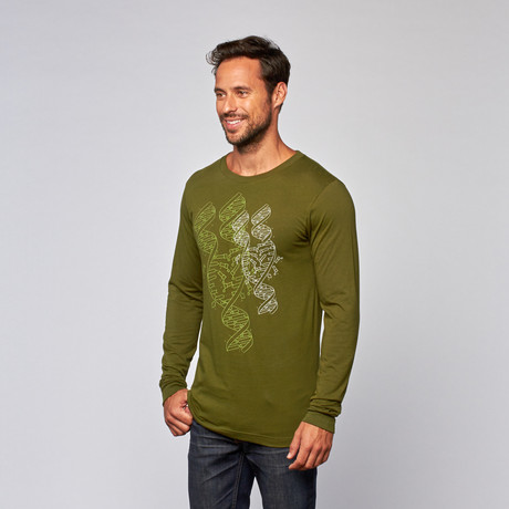 DNA Long-Sleeve Tee // Olive (S)