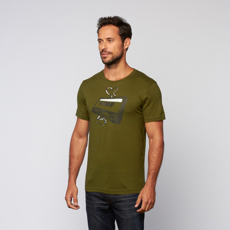 Mix Tape Tee // Olive (S)