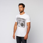 Boombox Tee // White (S)