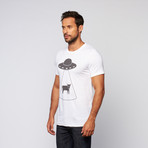 UFO Abduction Tee // White (S)