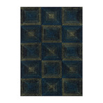 BH-01 // Navy + Multi (3'6" x 5'6")