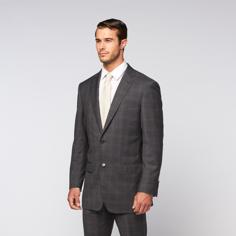 William Siubon // Boglona Italian Wool Suit // Grey (US: 40R)