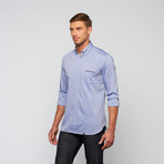 Button Down Dress Shirt // Blue (3XL)