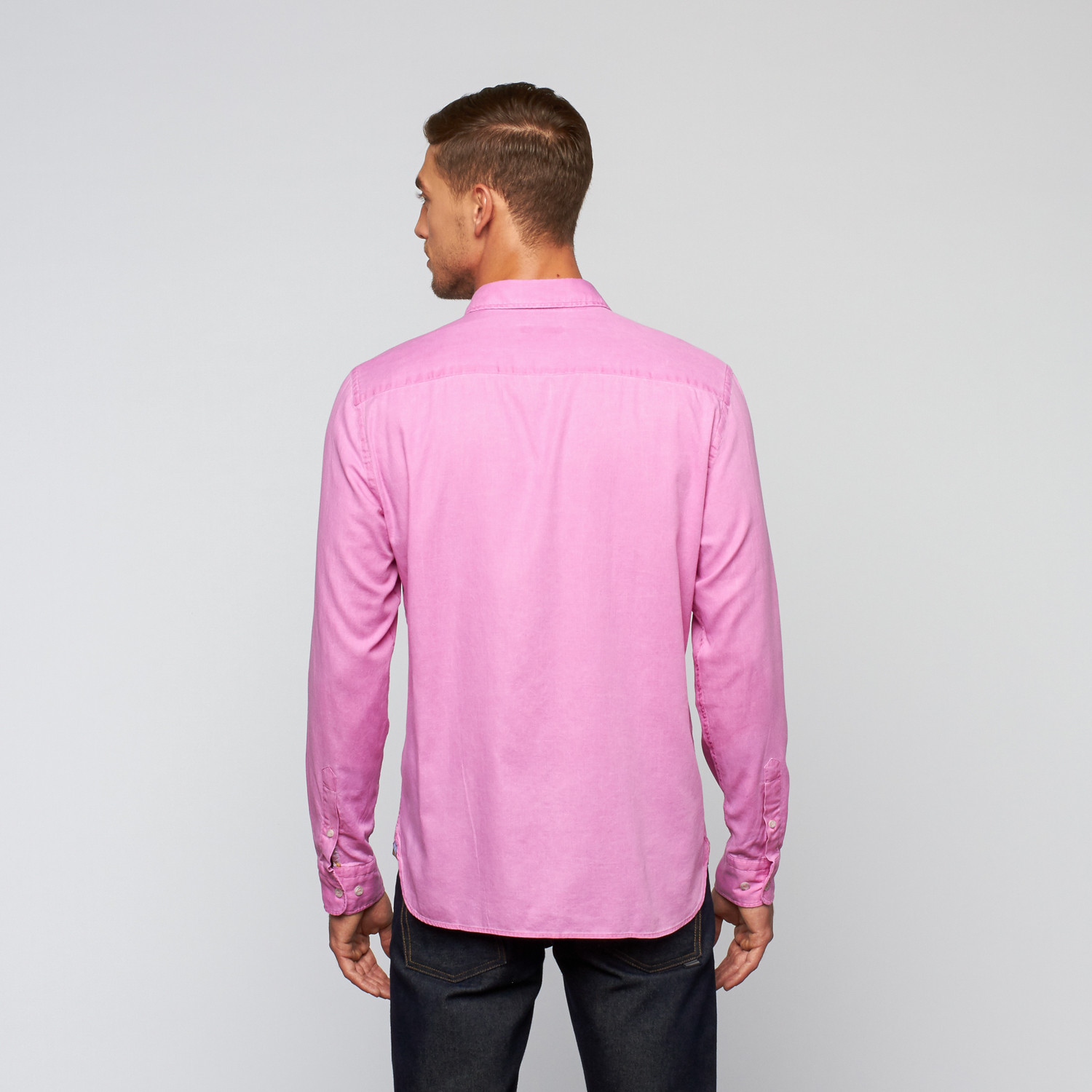 magenta mens shirt