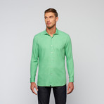 Button Up Dress Shirt // Green (M)