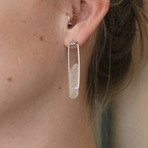 Crystal Points Earring (Black)