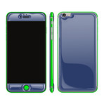 Glow Gel Combo // Navy + Neon Green // iPhone 6/6S (iPhone 5/5S)