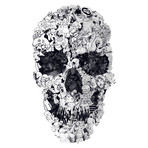 Doodle Skull (21"W x 35"H)