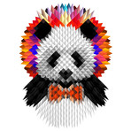 Geometric Panda (21"W x 28"H)