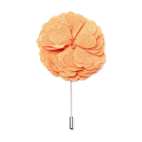 Lapel Pin // Orange