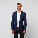 Modern Fit Blazer // French Blue Plaid (US: 56R)