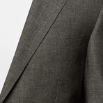 Mattarazi Uomo // Milano Modern Fit Blazer // Textured Medium Grey (US: 50R)