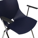 Shell Indoor Chair with Armrest // Set of 2 (Beige)