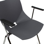 Shell Indoor Chair with Armrest // Set of 2 (Beige)