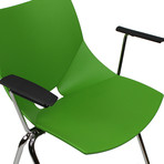 Shell Indoor Chair with Armrest // Set of 2 (Beige)