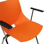 Shell Indoor Chair with Armrest // Set of 2 (Beige)