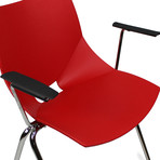 Shell Indoor Chair with Armrest // Set of 2 (Beige)