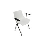 Shell Indoor Chair with Armrest // Set of 2 (Beige)