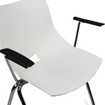 Shell Indoor Chair with Armrest // Set of 2 (Beige)