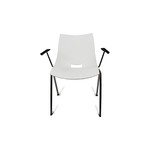 Shell Indoor Chair with Armrest // Set of 2 (Beige)