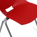 Shell Outdoor Chair // Set of 2 (Beige)