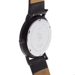 Morecambe // Black Leather Strap