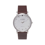 Cowes // Dark Brown Leather Strap
