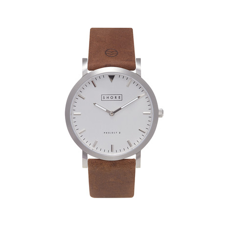 Cowes // Light Brown Leather Strap