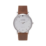 Cowes // Light Brown Leather Strap