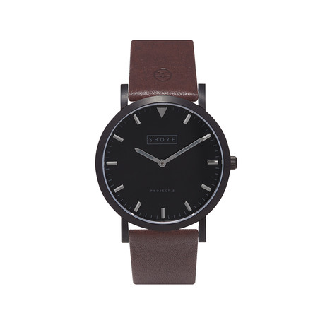Falmouth // Dark Brown Leather Strap