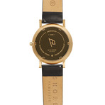 Abersoch // Black Leather Strap