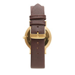 Abersoch // Dark Brown Leather Strap