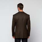 Milano Modern Fit Blazer // Textured Brown (US: 50R)