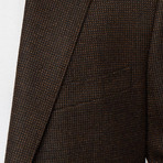 Milano Modern Fit Blazer // Textured Brown (US: 50R)