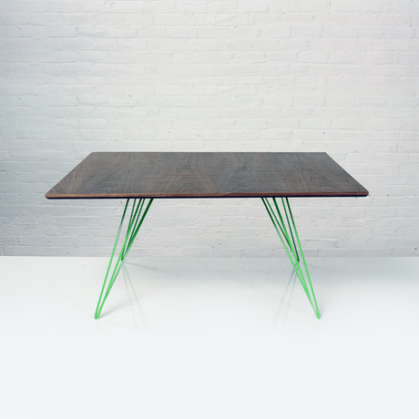 Williams Coffee Table // Small Square (Green)